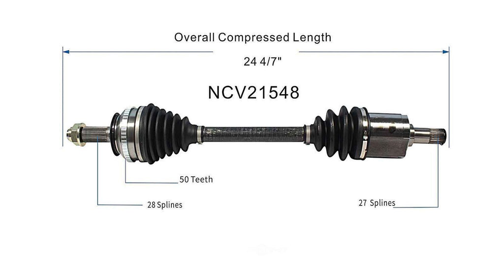 Left New CV Complete Assy   GSP North America   NCV21548