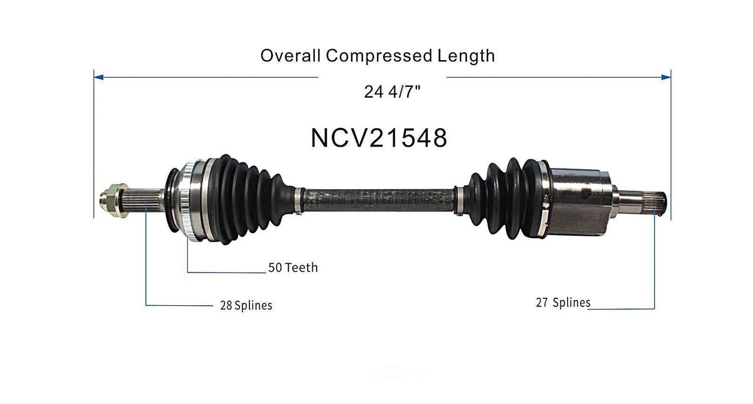 Left New CV Complete Assy   GSP North America   NCV21548