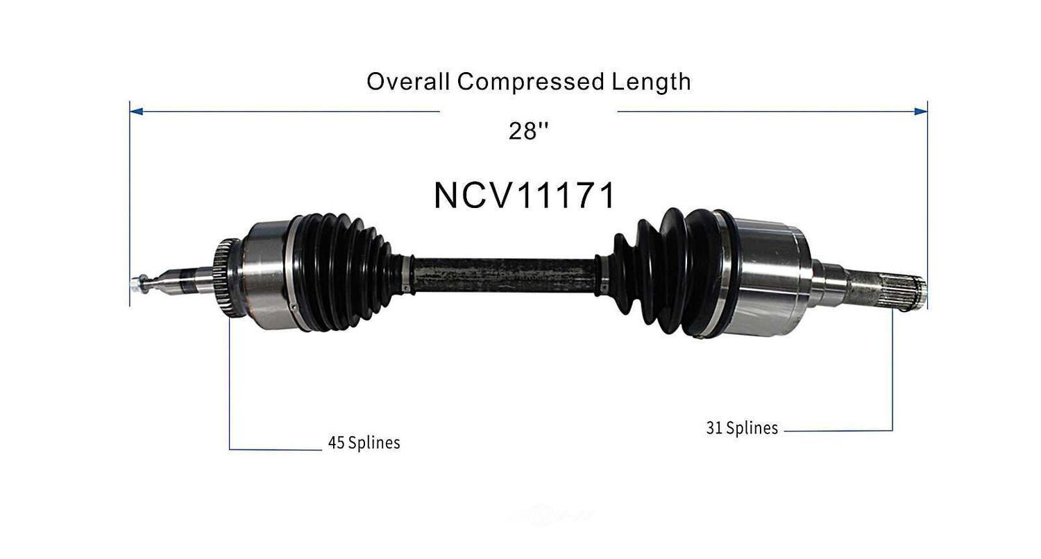 Left New CV Complete Assy   GSP North America   NCV11171
