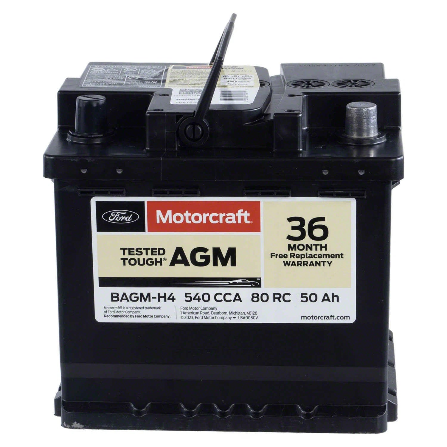 Brand New MOTORCRAFT BAGMH4 Vehicle Battery - 36 Month Warranty