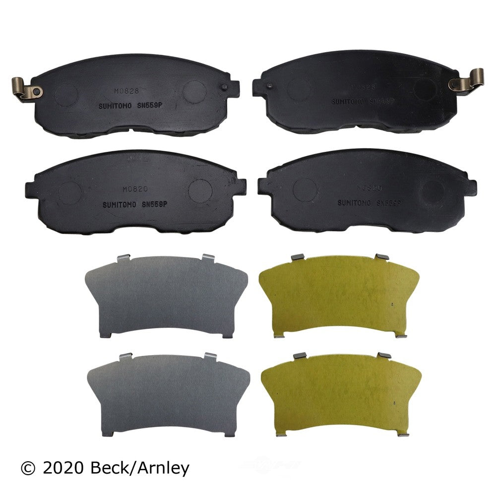 Frt OE Brake Pads  Beck/Arnley  089-1370