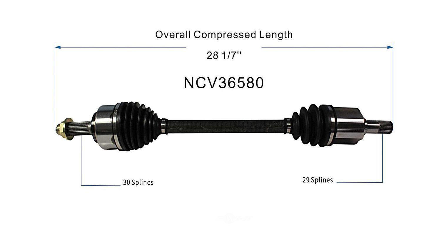 Left New CV Complete Assy   GSP North America   NCV36580