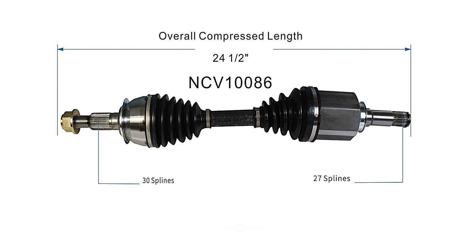 Left New CV Complete Assy   GSP North America   NCV10086