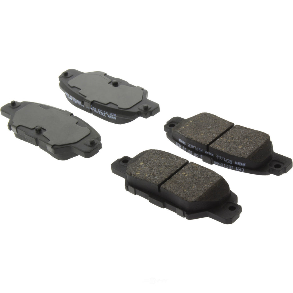 Rr Super Prem Ceramic Brake Pads  Centric Parts  105.18460