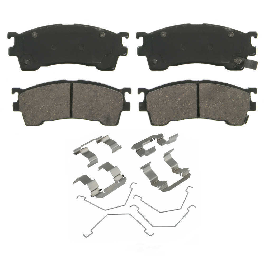 Frt Ceramic Brake Pads  Wagner  ZD637
