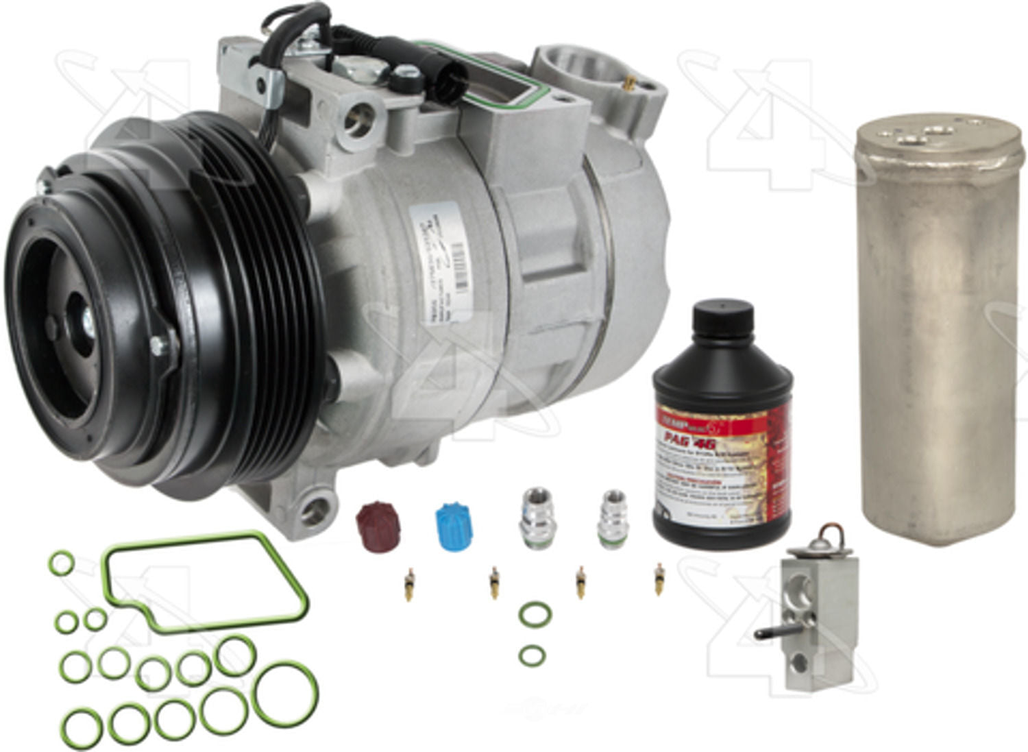 A/C Compressor-New- w/Kit   Four Seasons   4646NK