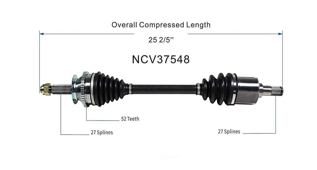 Left New CV Complete Assy   GSP North America   NCV37548
