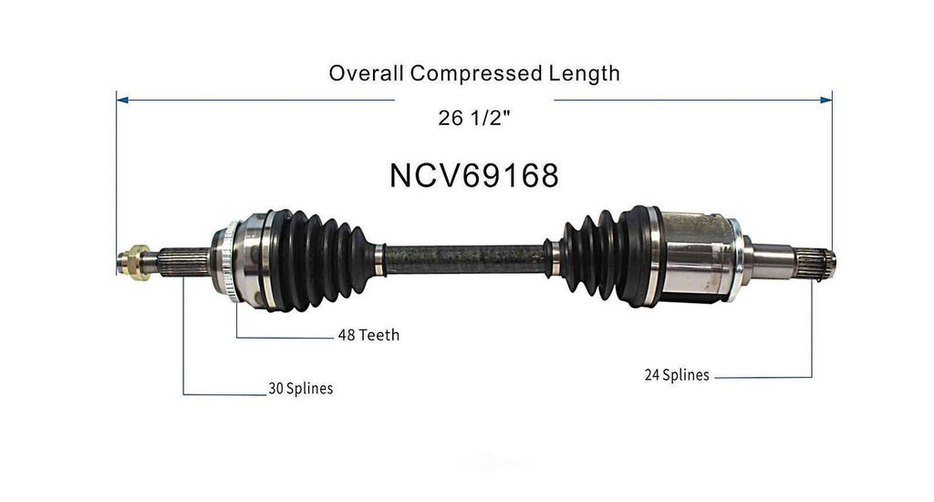 Left New CV Complete Assy   GSP North America   NCV69168