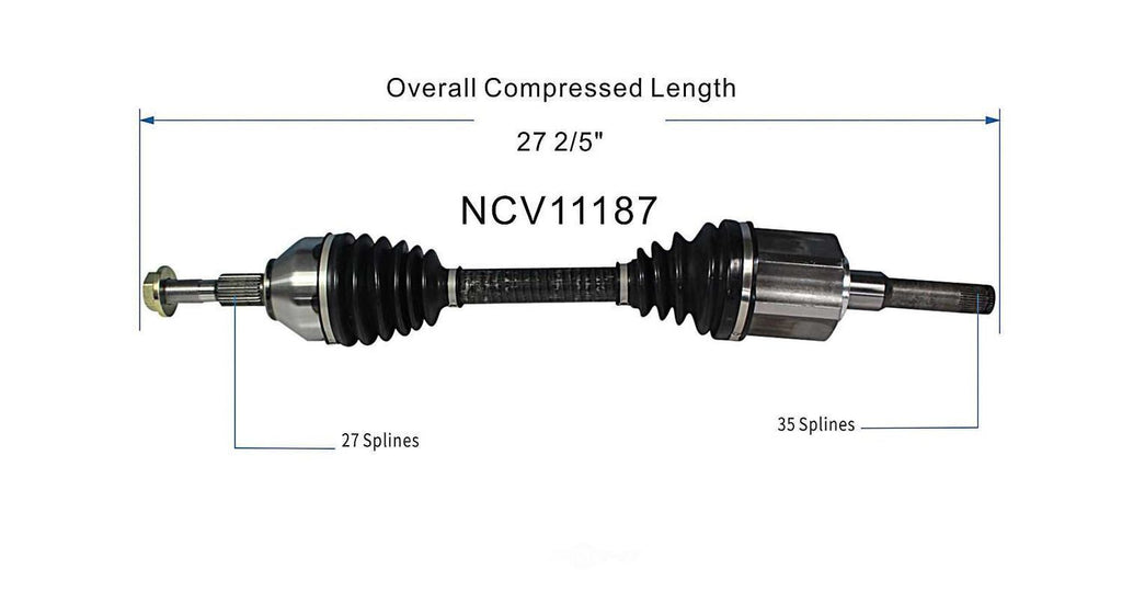 Left New CV Complete Assy   GSP North America   NCV11187