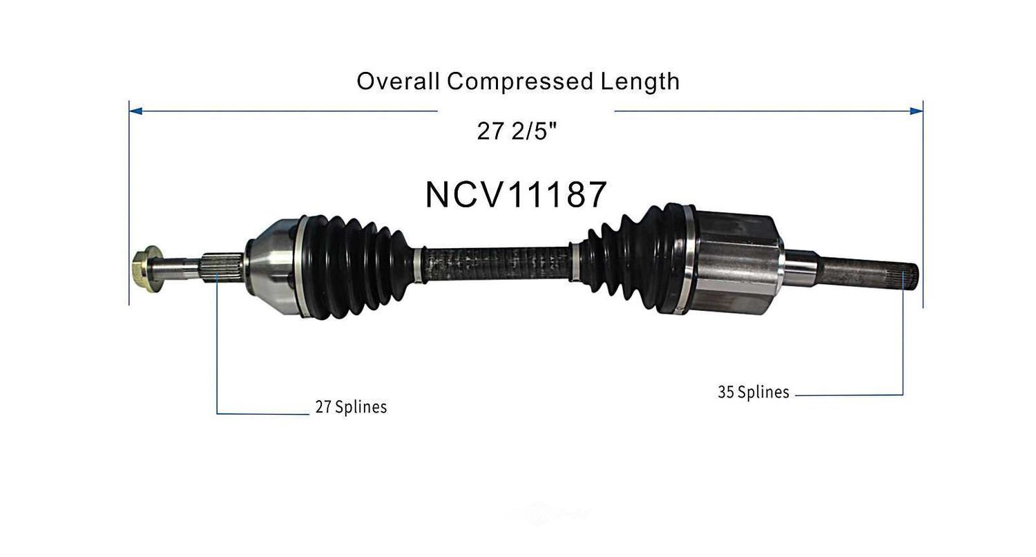 Left New CV Complete Assy   GSP North America   NCV11187