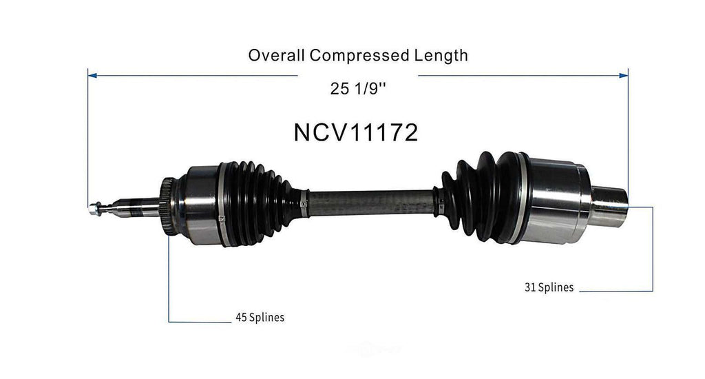 Right New CV Complete Assy   GSP North America   NCV11172