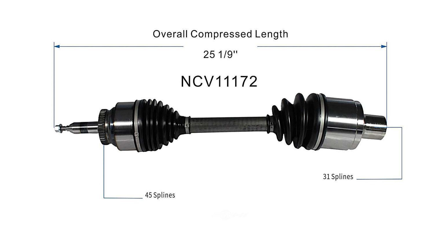 Right New CV Complete Assy   GSP North America   NCV11172