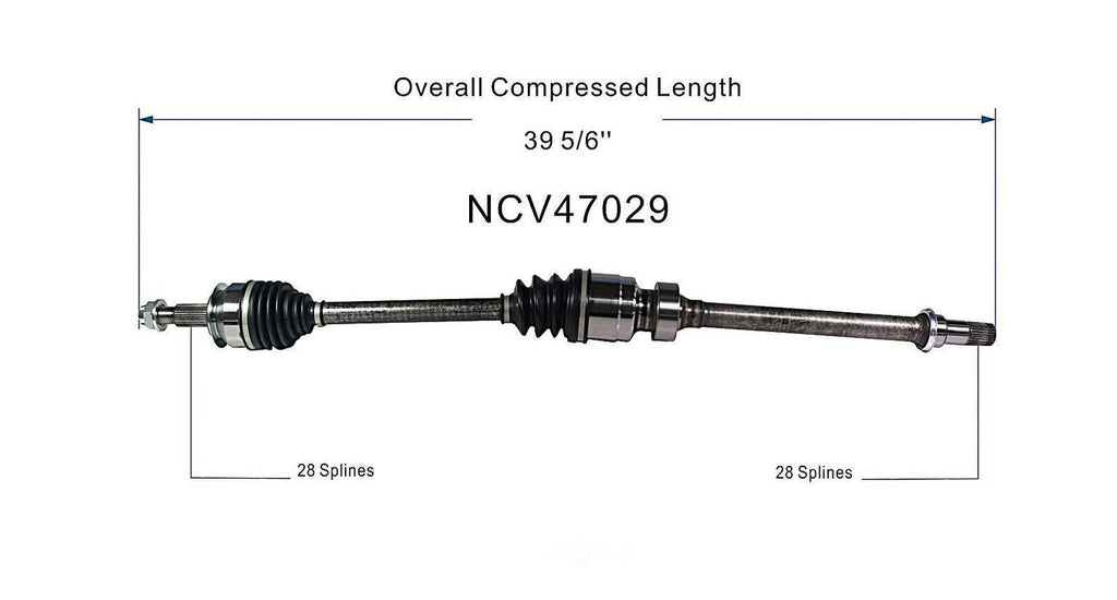 Right New CV Complete Assy   GSP North America   NCV47029
