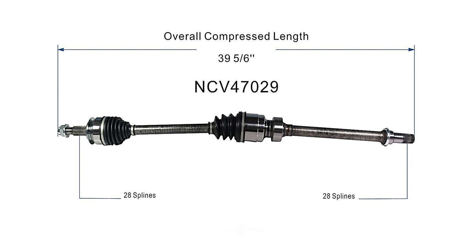 Right New CV Complete Assy   GSP North America   NCV47029