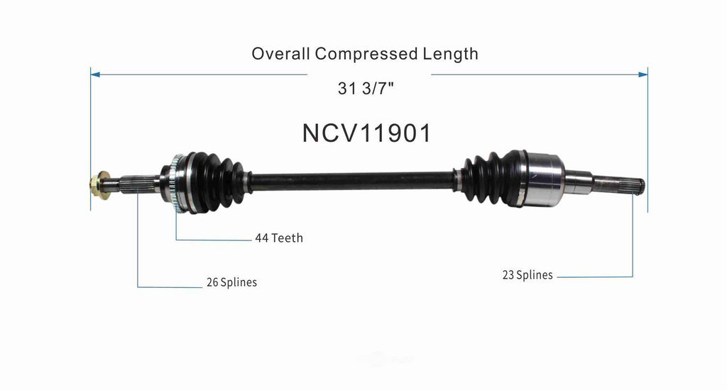 Left New CV Complete Assy   GSP North America   NCV11901