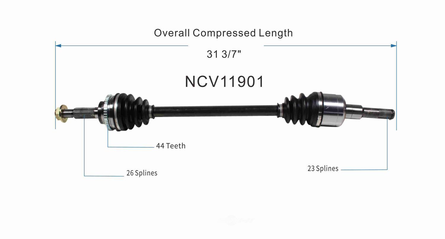 Left New CV Complete Assy   GSP North America   NCV11901