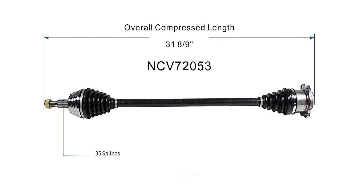 Right New CV Complete Assy   GSP North America   NCV72053