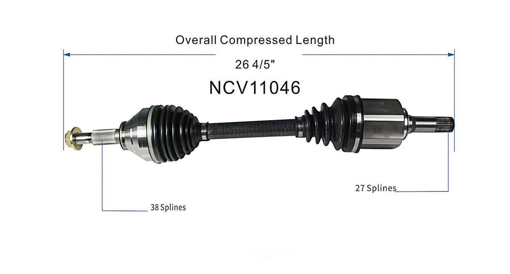 Left New CV Complete Assy   GSP North America   NCV11046