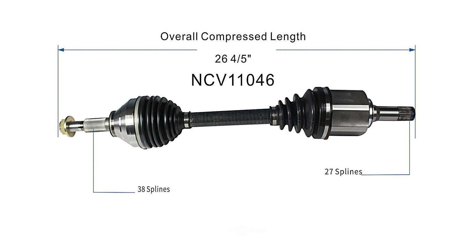 Left New CV Complete Assy   GSP North America   NCV11046