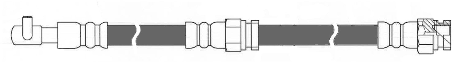 Frt Brake Hose  Centric Parts  150.45056