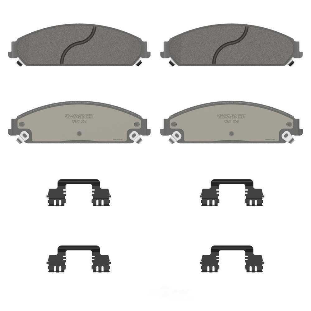 Frt Premium Ceramic Brake Pads  Wagner  OEX1058