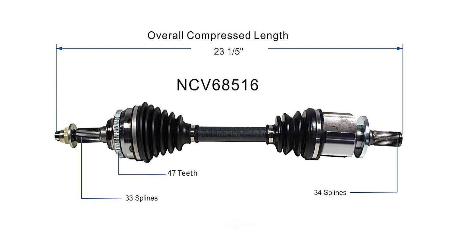 Left New CV Complete Assy   GSP North America   NCV68516