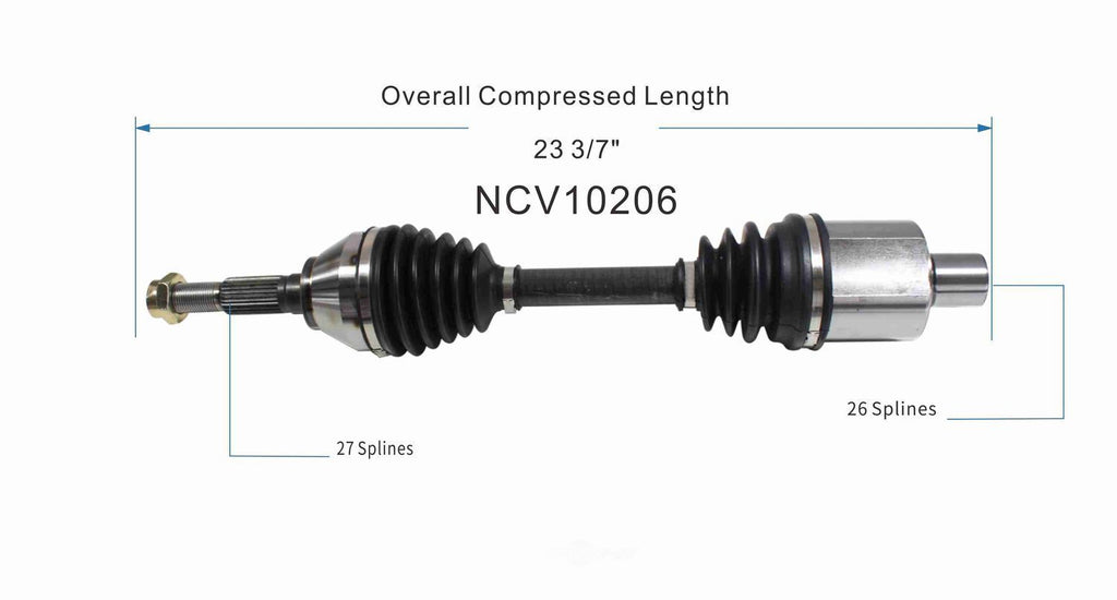 Right New CV Complete Assy   GSP North America   NCV10206