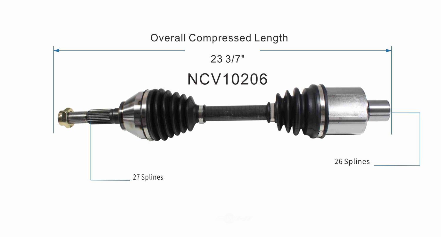 Right New CV Complete Assy   GSP North America   NCV10206
