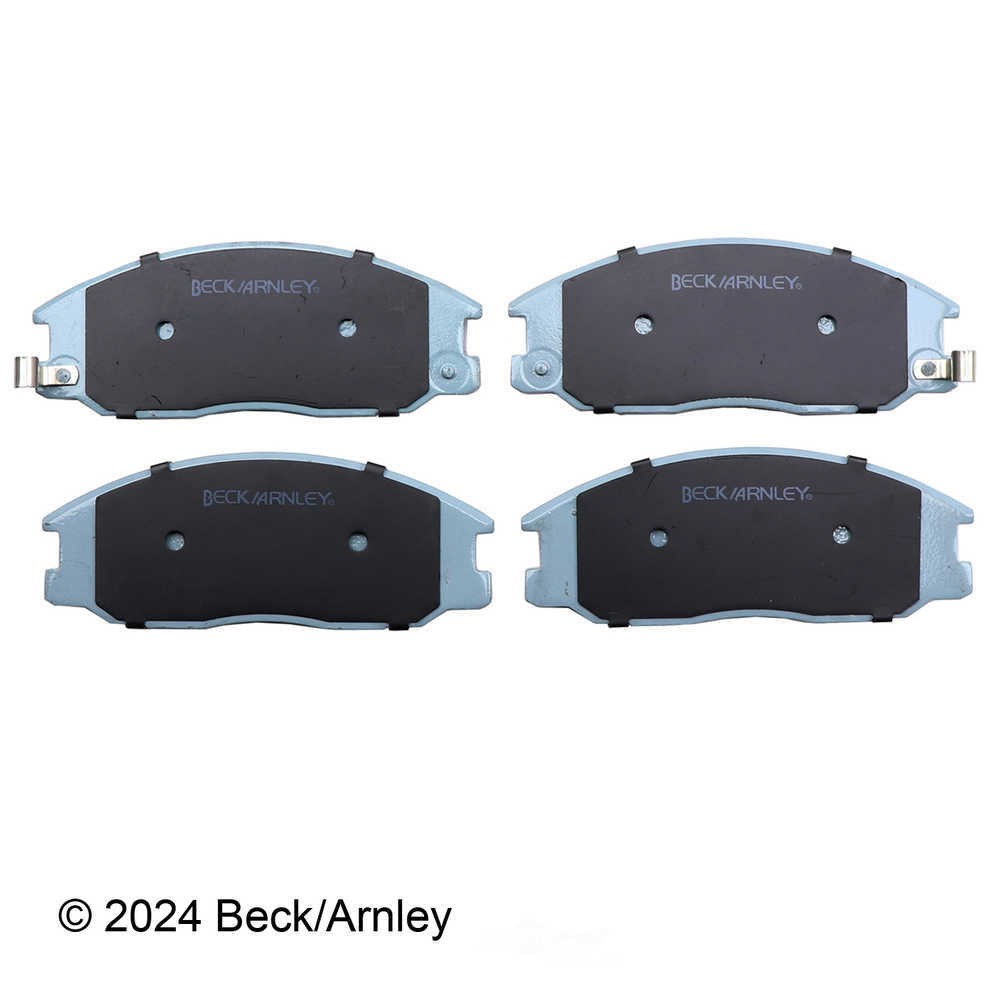Frt Prem Brake Pads  Beck/Arnley  085-1675
