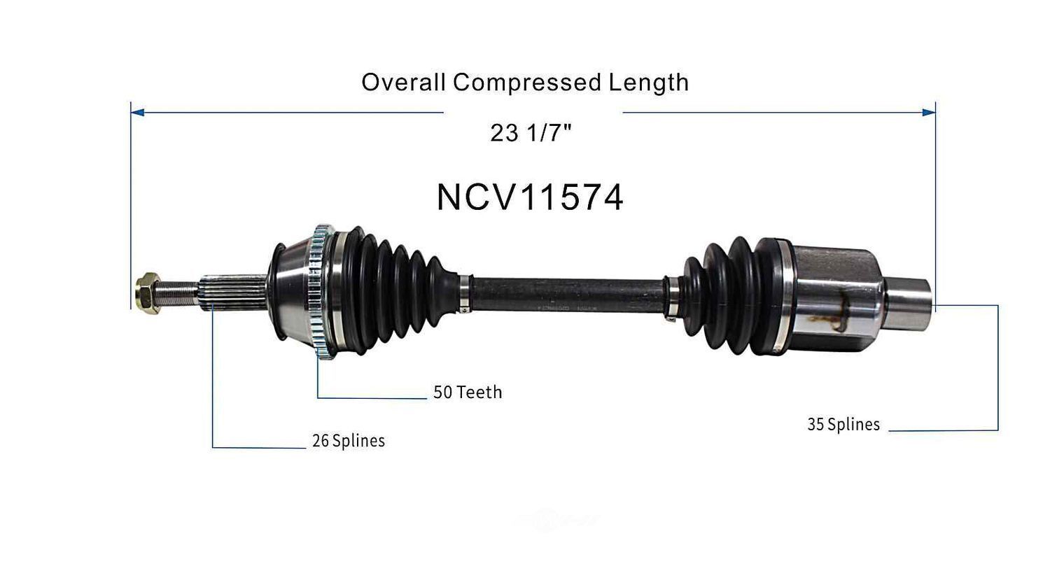 Left New CV Complete Assy   GSP North America   NCV11574