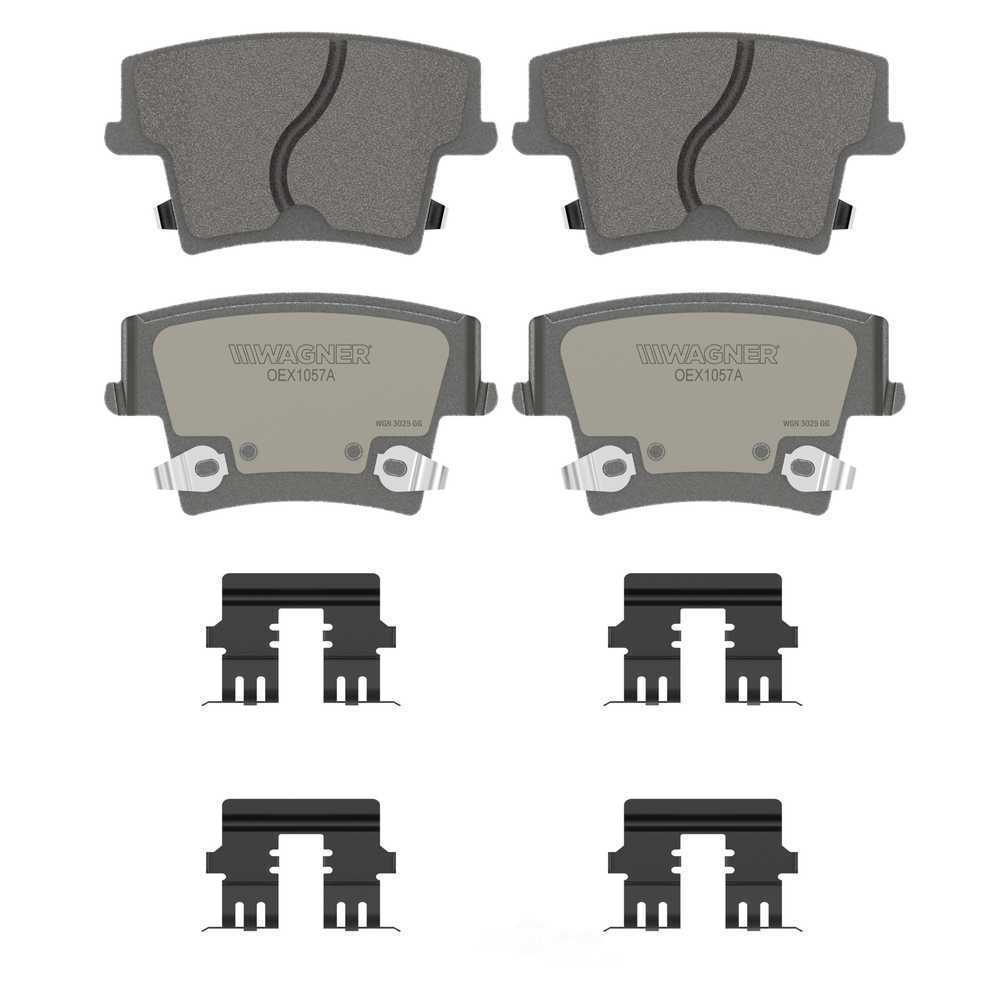 Rr Premium Ceramic Brake Pads  Wagner  OEX1057A
