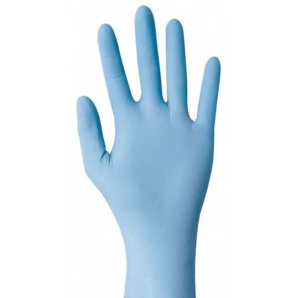 8 Mil Blue Nitrile Gloves Disposable Heavy Duty Powder Free Latex Free Large 3 Bx Bundle