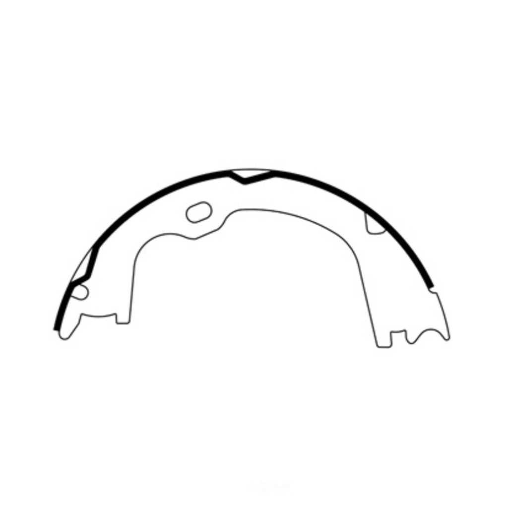 Rr Parking Brake Shoes  Centric Parts  111.09470