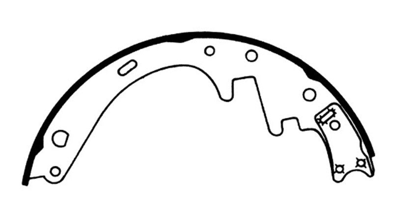 Rr Premium Brake Shoes  Centric Parts  111.02630