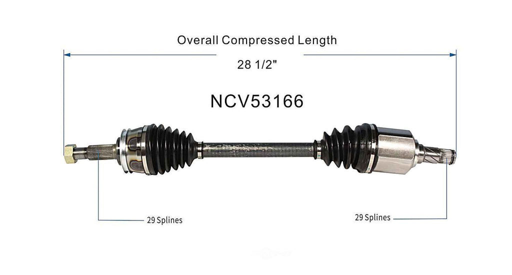 Left New CV Complete Assy   GSP North America   NCV53166