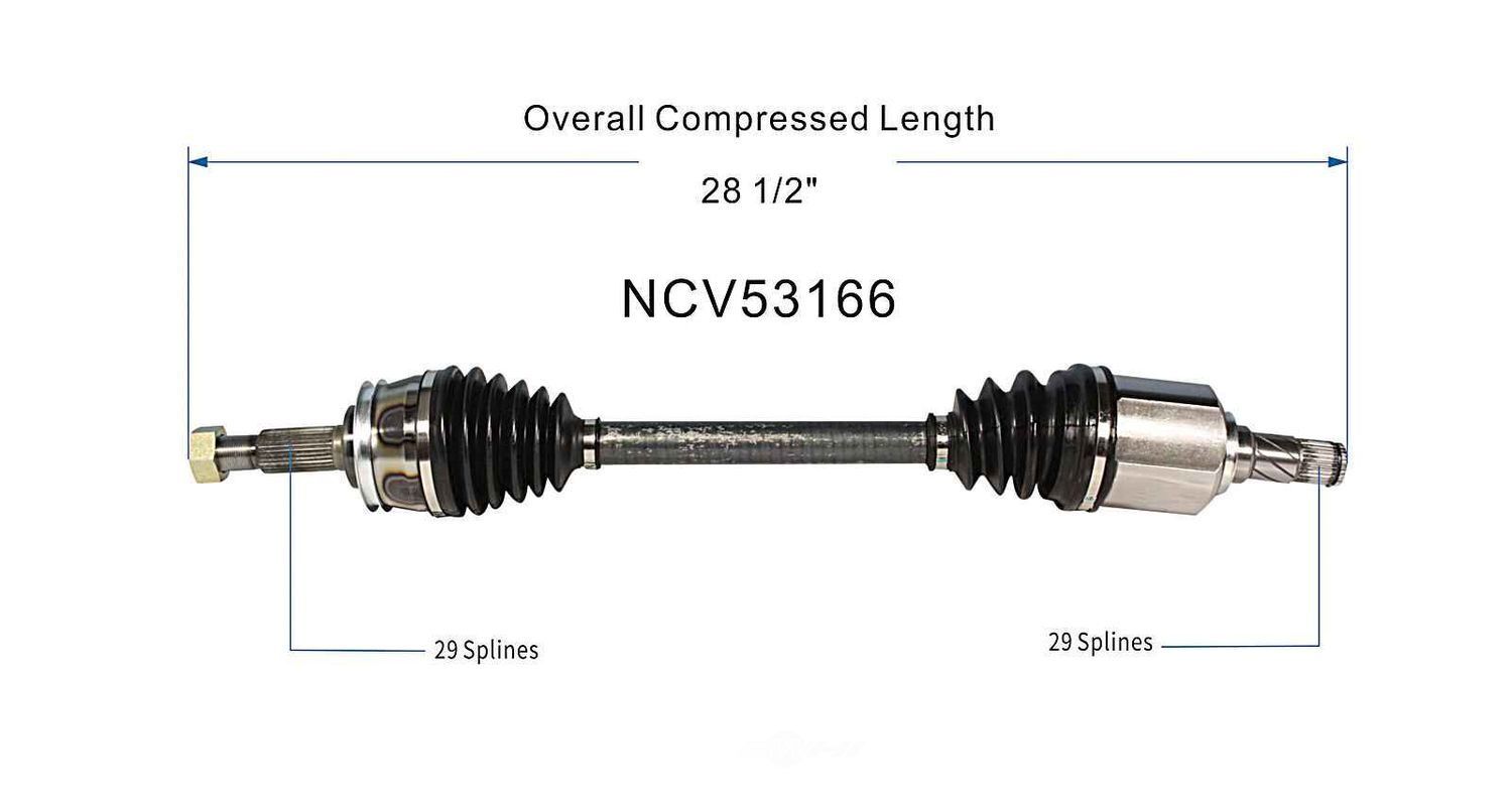 Left New CV Complete Assy   GSP North America   NCV53166