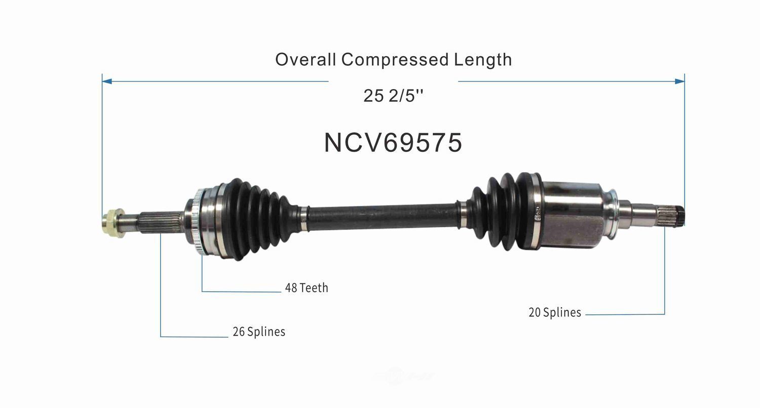 Left New CV Complete Assy   GSP North America   NCV69575