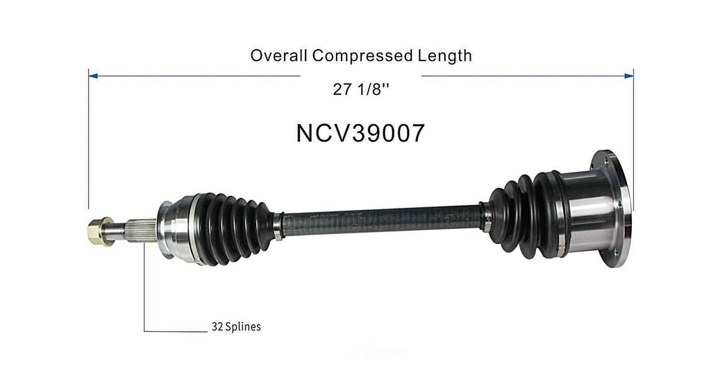 Left New CV Complete Assy   GSP North America   NCV39007