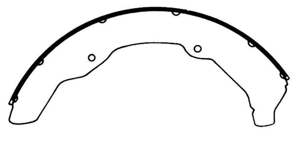 Frt Premium Brake Shoes  Centric Parts  111.02970