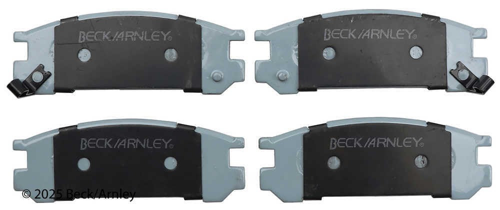 Rr Prem Brake Pads  Beck/Arnley  085-1378