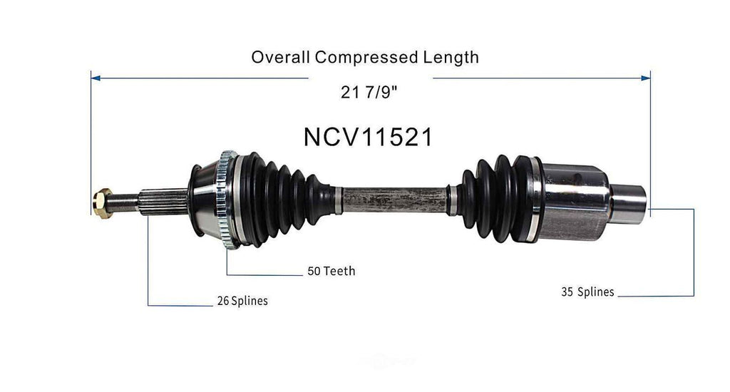 Left New CV Complete Assy   GSP North America   NCV11521