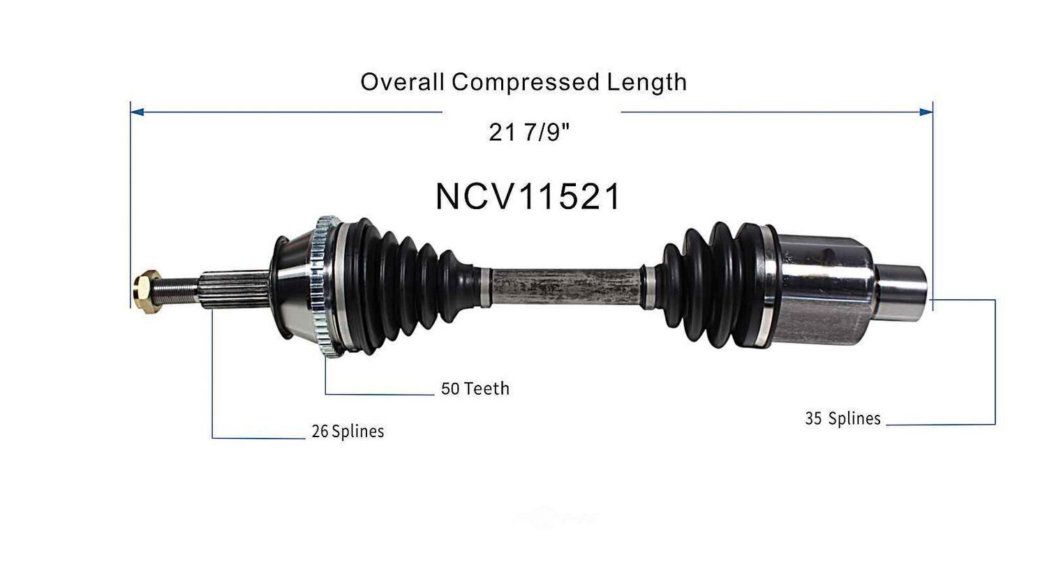 Left New CV Complete Assy   GSP North America   NCV11521