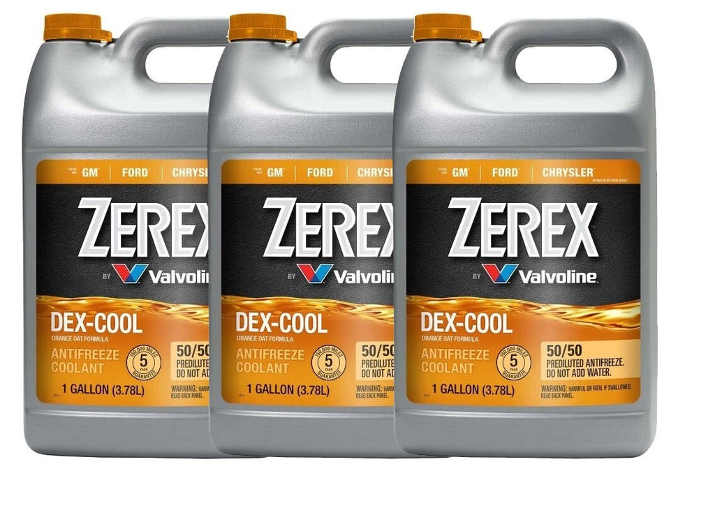 Zerex Antifreeze/Coolant - 3 Gallon Bundle - 50-50 Dexcool