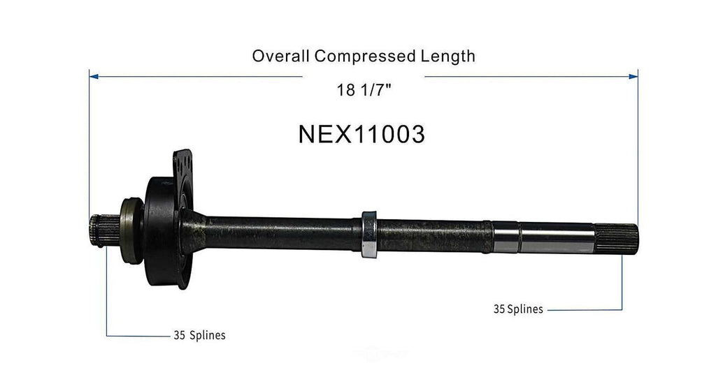 CV Intermediate Shaft   GSP North America   NEX11003