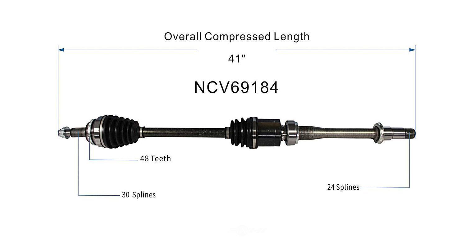 Right New CV Complete Assy   GSP North America   NCV69184