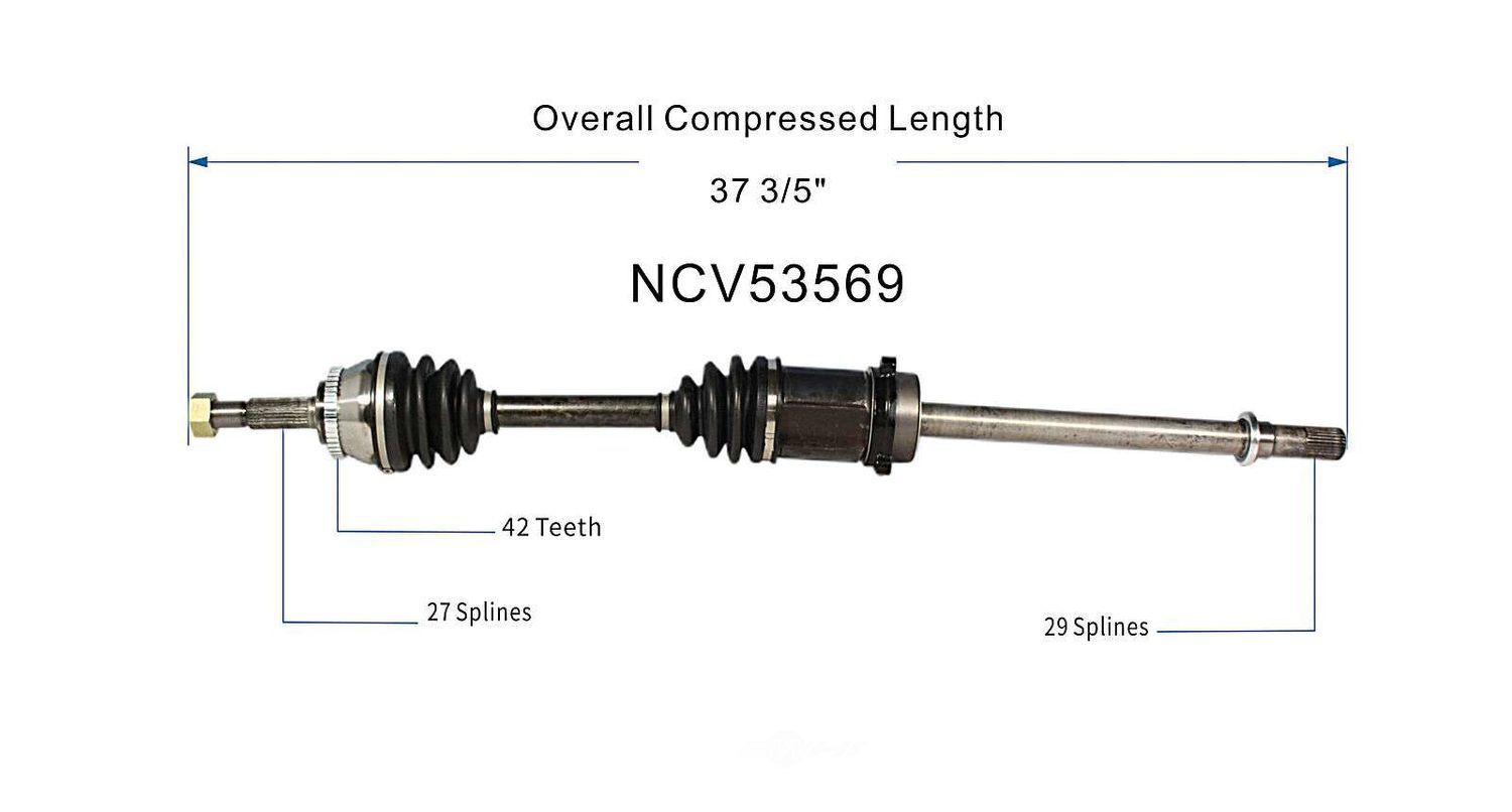 Right New CV Complete Assy   GSP North America   NCV53569