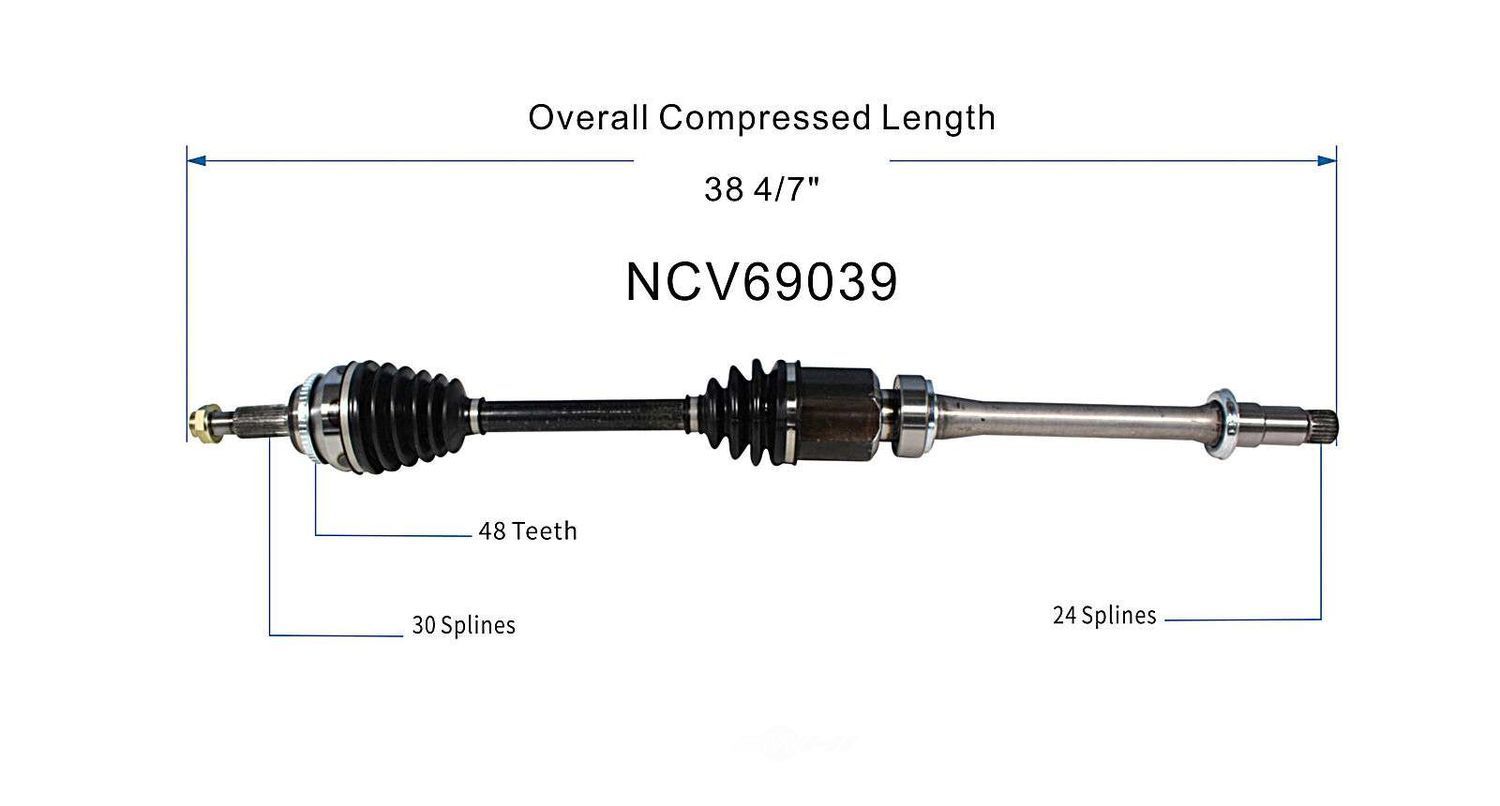 Right New CV Complete Assy   GSP North America   NCV69039