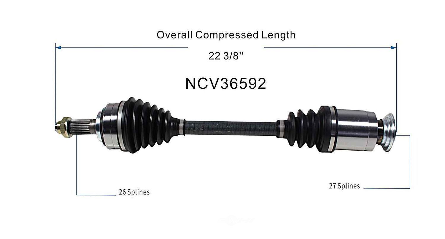 Right New CV Complete Assy   GSP North America   NCV36592