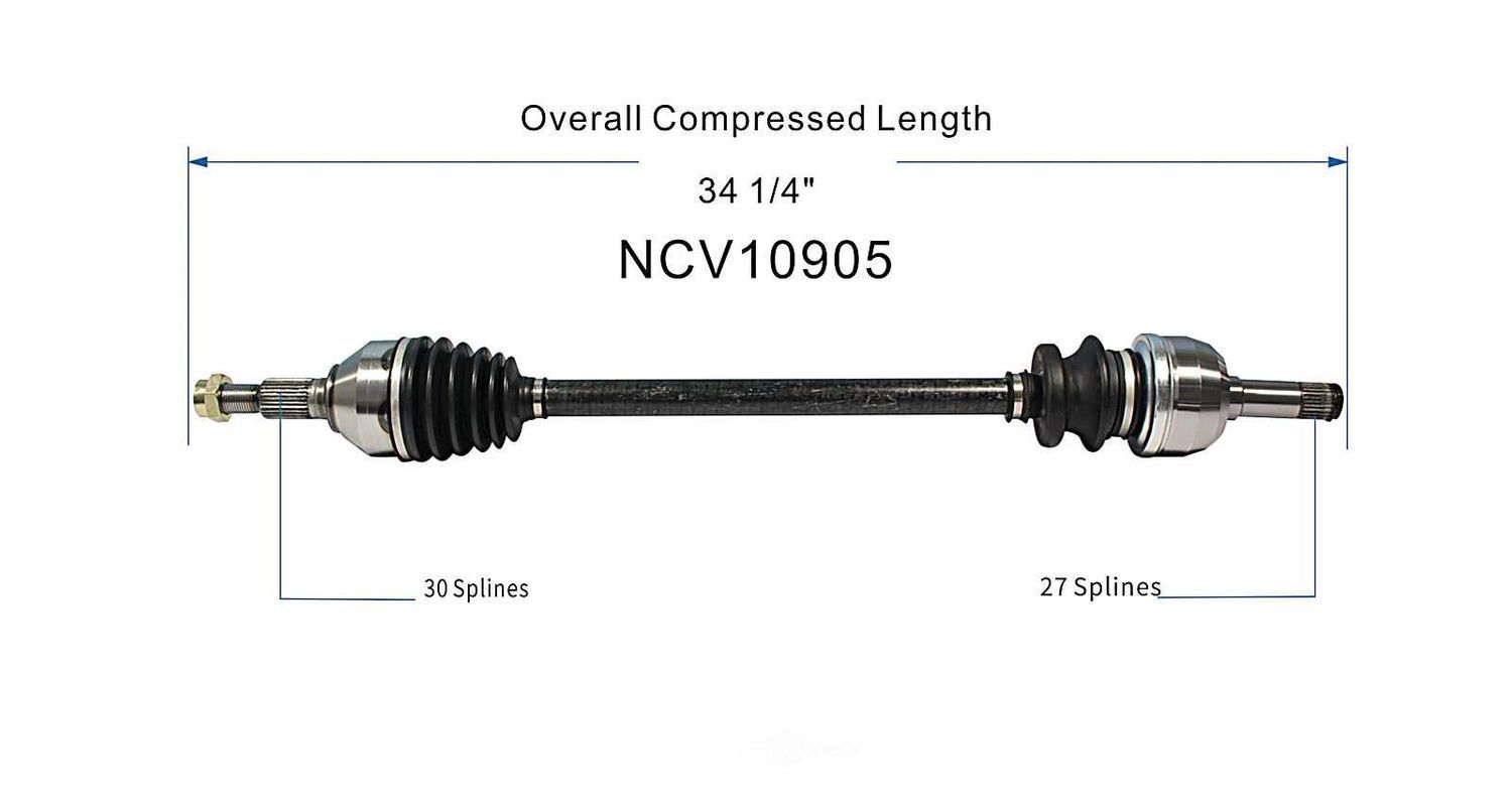 Right New CV Complete Assy   GSP North America   NCV10905