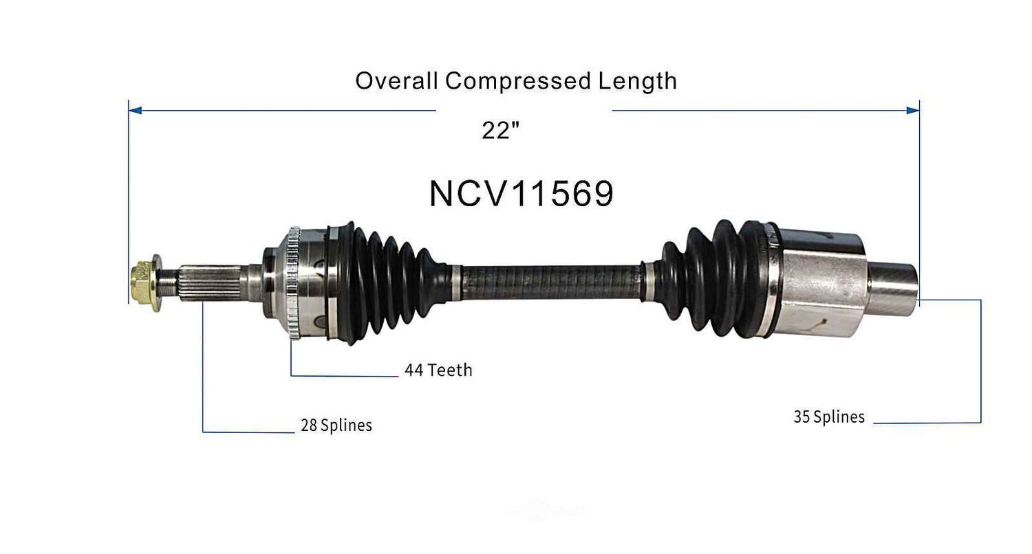 Right New CV Complete Assy   GSP North America   NCV11569